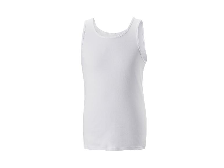 Wit mouwloos ondershirt voor heren
