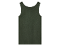 Donkergroen tanktop.