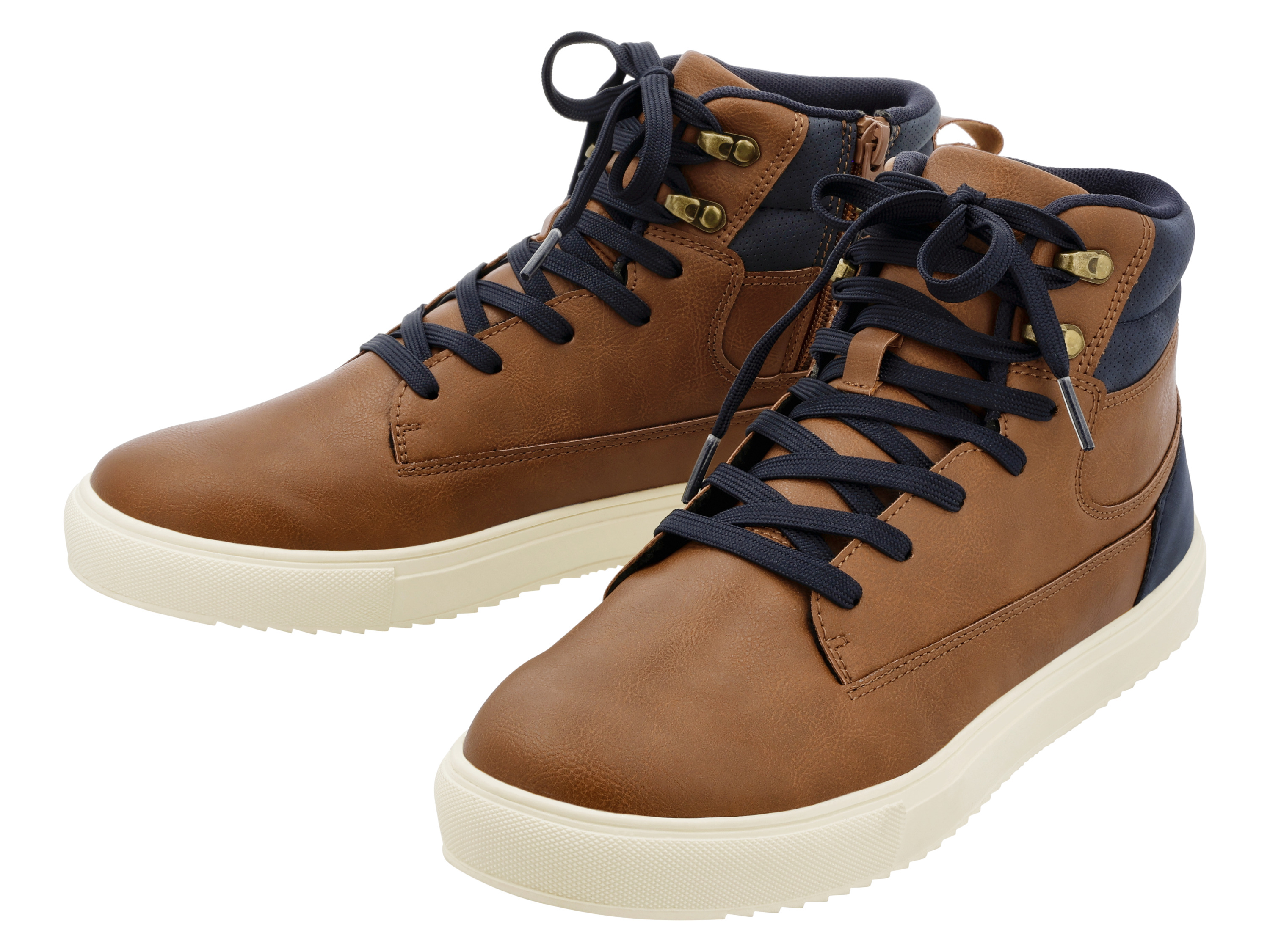 esmara Men Heren schoenen (bruin/marineblauw, 41)