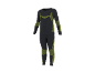 Heren thermokleding set in zwart met groene accenten.