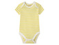 Geel gestreept babypakje van Lupilu.