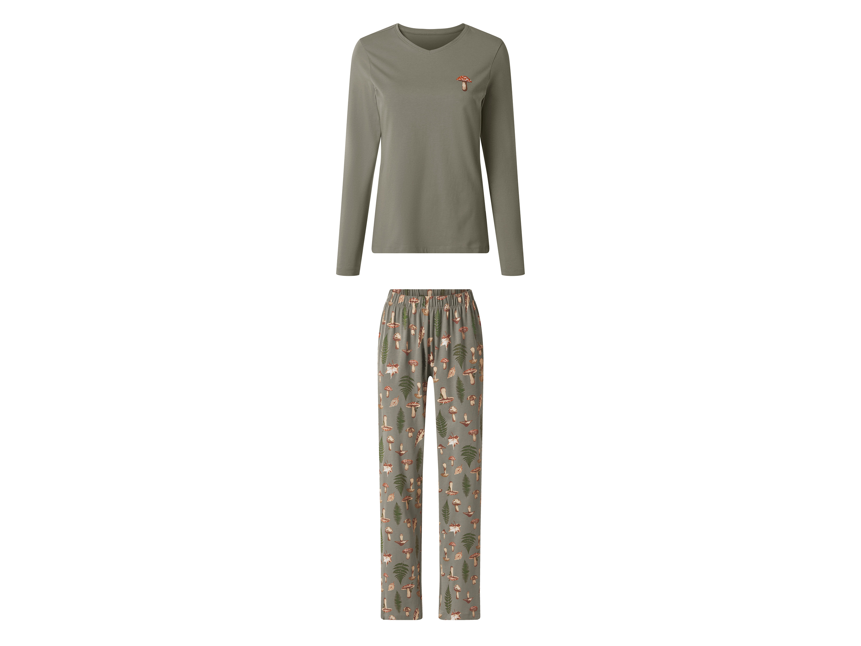 ESMARA Dames pyjama (Groen, S (36/38))