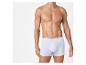 Witte boxershorts voor heren, aansluitende pasvorm.