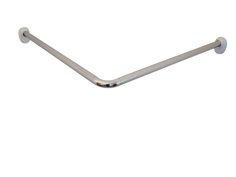 Hoekige beugel voor badkamer.