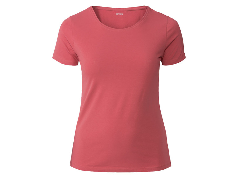 Ga naar volledige schermweergave: esmara® Dames T-shirts, 2 stuks, met hoog katoengehalte - afbeelding 3