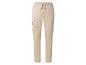 Beige cargobroek met trekkoord in de taille.