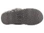 Grijze pluizige pantoffel met getextureerde zool, maat EUR 37, US 6, UK 4.