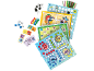Bordspellen voor kinderen met kaarten, dobbelstenen en pionnen in Lilo en Stitch-thema.