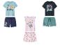 Kinder T-shirts en korte broeken sets met tekenfilmfiguren en bloemenprints.