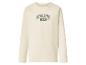 Crèmekleurig sweatshirt met lange mouwen en de tekst „ATHLETIC 1986”