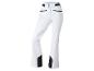 Witte ski broek met zwarte details.