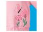 Roze sweatshirt met vlinder- en bloemenborduurwerk