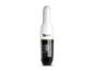 Witte kruimelzuiger met transparant stofreservoir