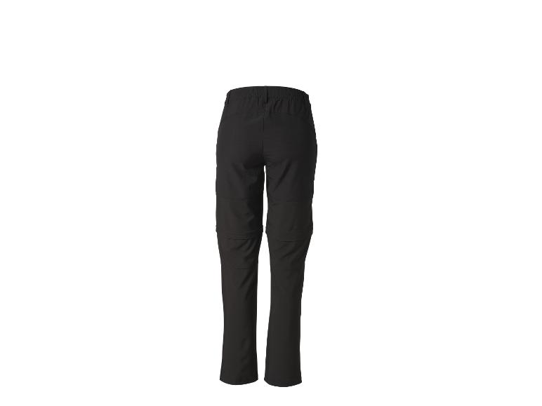 Zwarte afritsbroek voor heren, achterkant