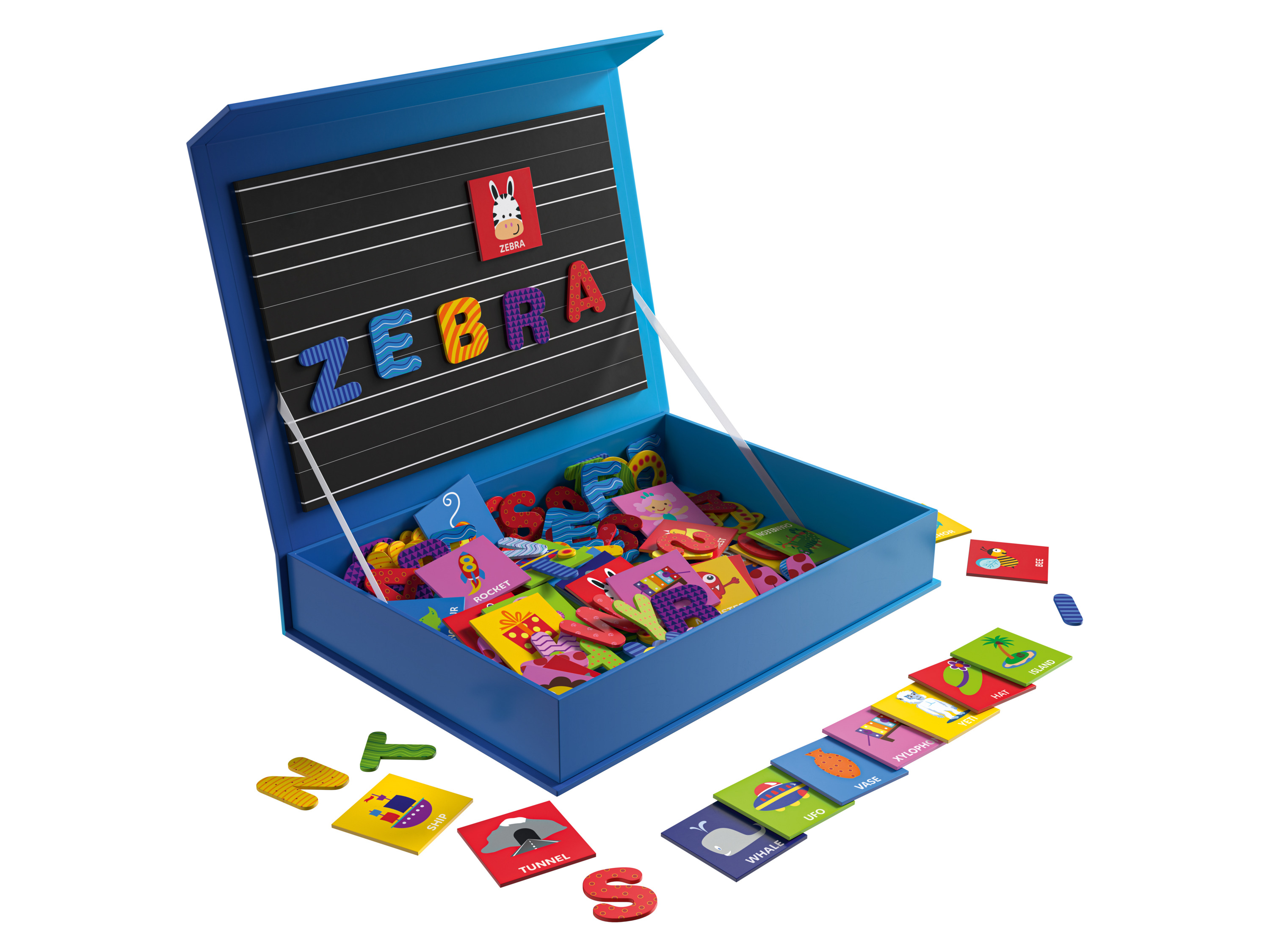 LUPILU Magnetische puzzel in doos (Alfabet)