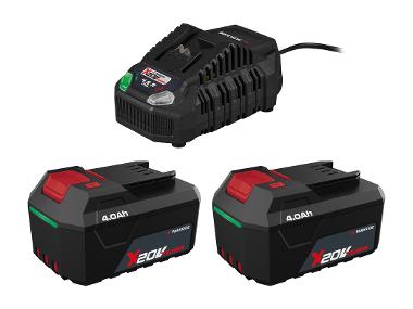 PARKSIDE® Set van 2 accu's 20 V - 4 Ah en snellader - 4,5 A