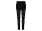 Zwarte sportlegging met grijze details.