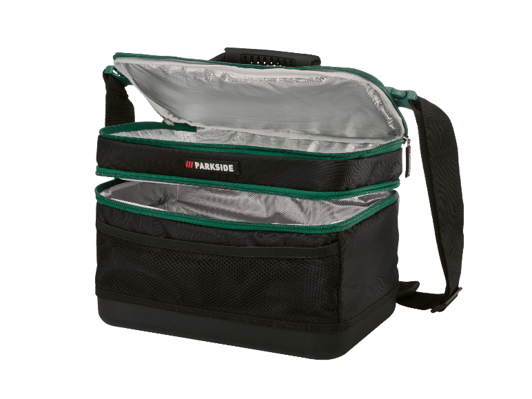 Parkside koeltas met twee compartimenten.