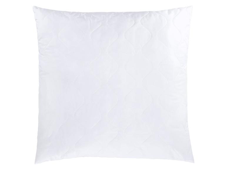 Wit LIVARNO® kookvast kussen met golvende stiksels, 70 x 60 cm
