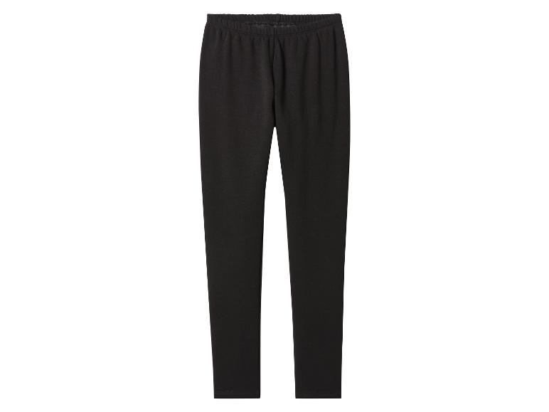 Zwarte legging met elastische tailleband.