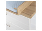 Witte commode met commodeklep en Robu babymatras.