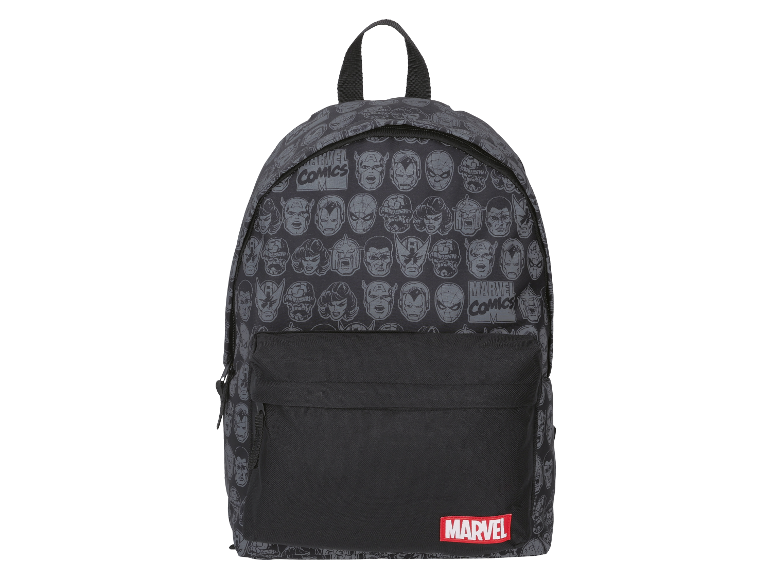Marvel Comics rugzak met superheldenhoofden.