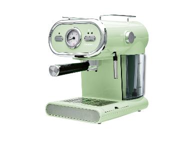SILVERCREST® Piston koffiemachine met stoompijpje, 15 bar, mint