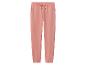 Roze joggingbroek met trekkoord in de taille en zijzakken.