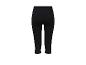 Zwarte 7/8 leggings, sportieve stijl.
