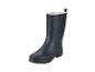 Donkerblauwe regenlaarzen met witte voering en zwarte zool