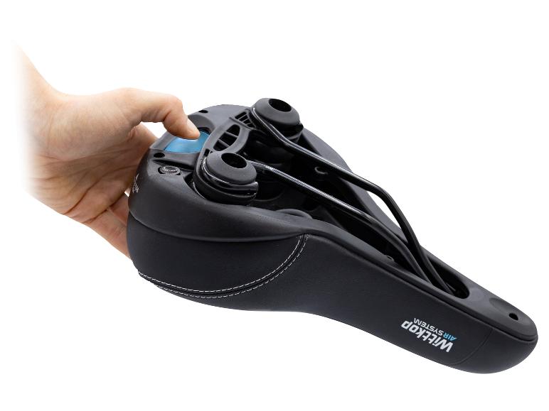 Wefkop Air System fietszadel: comfort en eenvoudige aanpassing.
