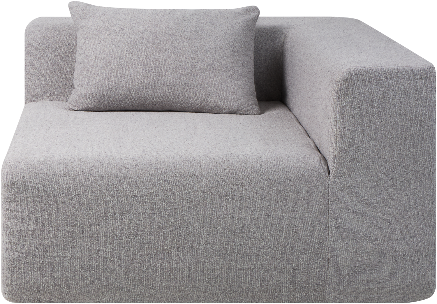 LIVARNO Modulaire bank, hoekelement links, lichtgrijs