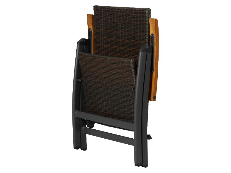 Set van 2 verstelbare tuinstoelen Valencia