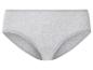 Een grijs katoenen onderbroek.