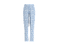 Lichtblauwe pyjamabroek met maan- en sterrenprint