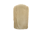Beige buitenmeubelhoes met zwarte naad