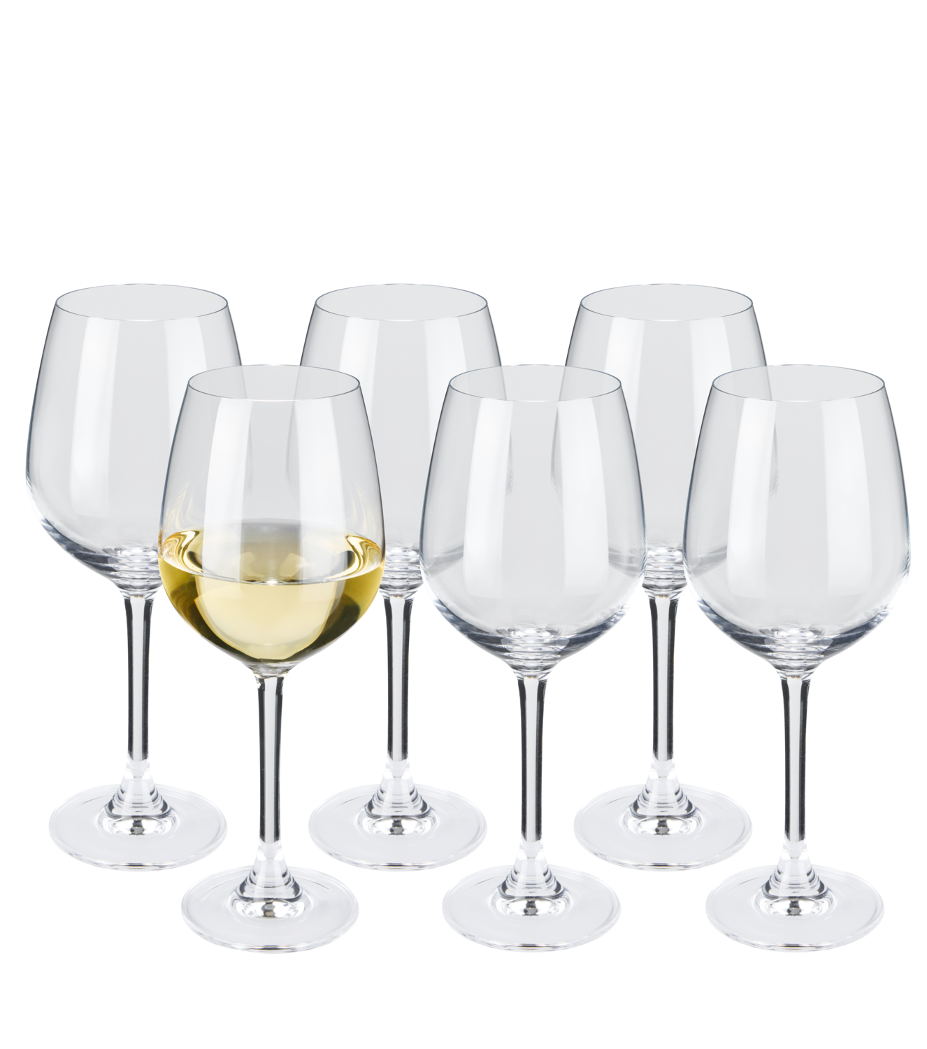 SILVERCREST Wijnglazen, 6 stuks