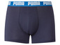 Blauwe Puma boxershorts met elastische tailleband.
