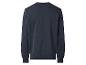 Donkerblauwe heren sweater, achterkant.