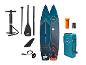 Crivit supboard set: boards, peddel, pomp en tas.