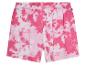 Roze tie-dye shorts voor meisjes.