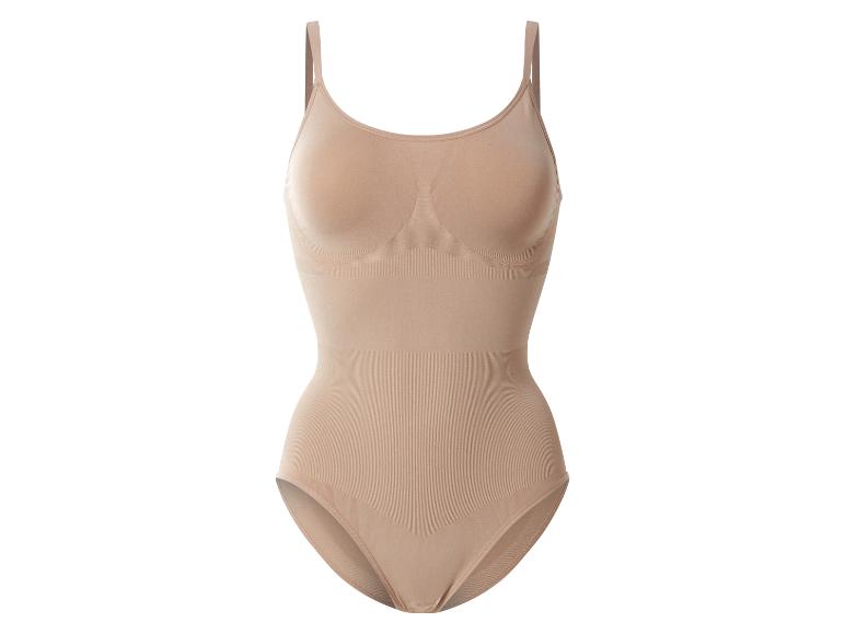 Naadloze nude shapewear-body met dunne bandjes