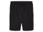 Zwarte sport shorts met trekkoord.