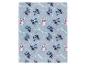 Blauwe Lilo & Stitch fleece deken met Stitch en Angel personages