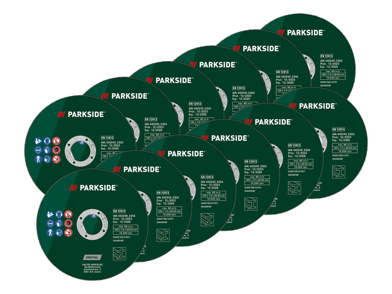 Ga naar volledige schermweergave: PARKSIDE® Accessoires voor haakse slijpers - afbeelding 1