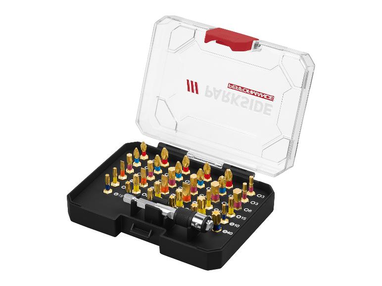 Een set schroevendraaiers van Parkside Performance