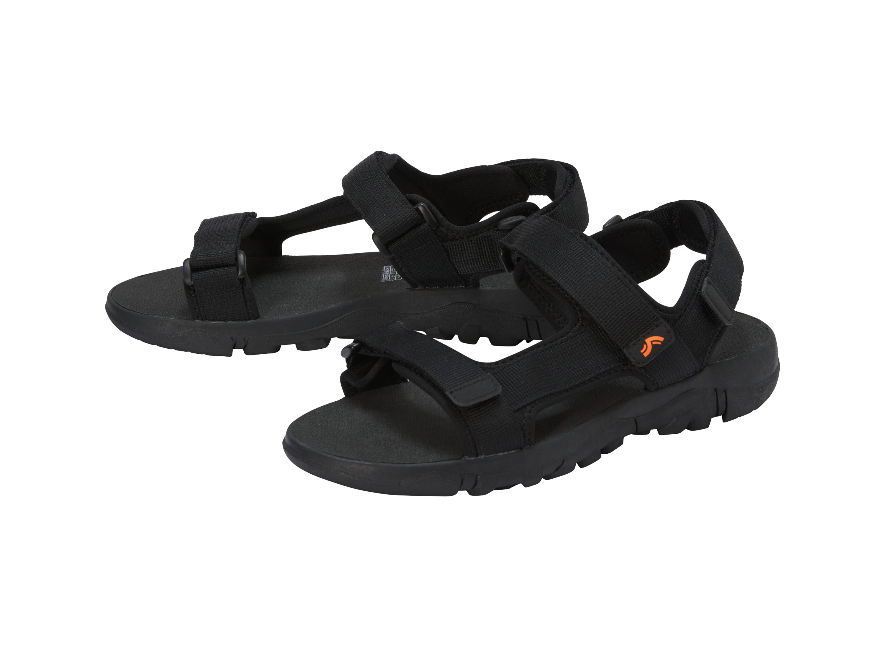 CRIVIT Heren sandalen (Zwart, 44)