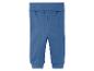Blauwe joggingbroek voor baby's.