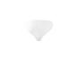 Witte geribbelde hoge taille slip