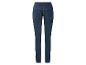Donkerblauwe skinny jeans voor dames, achteraanzicht
